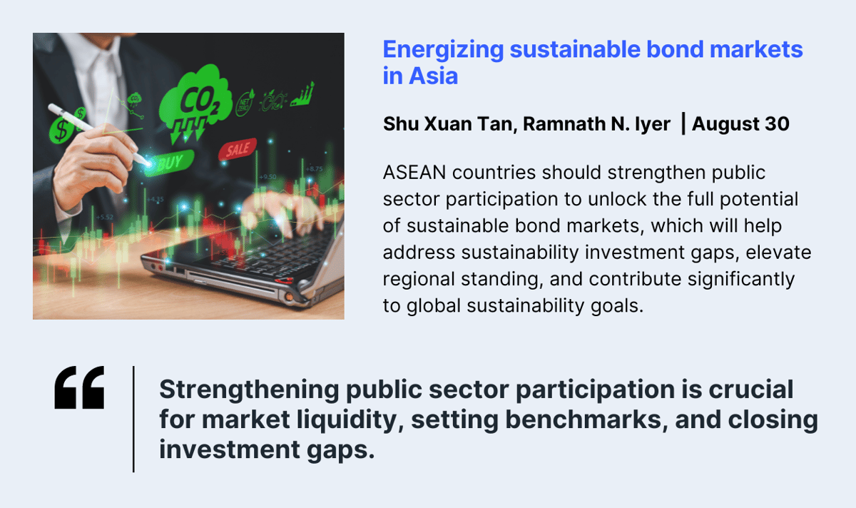 Energizing bond markeets