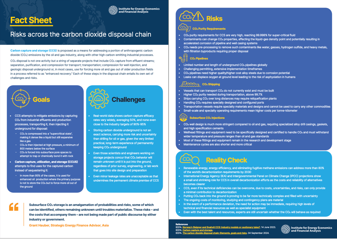 Fact Sheet - CCUS