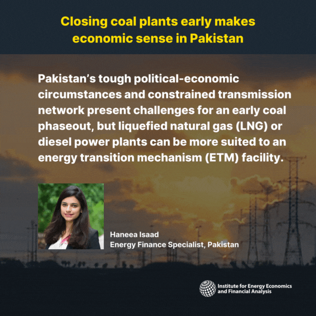Closing coal plants early makes economic sense in Pakistan